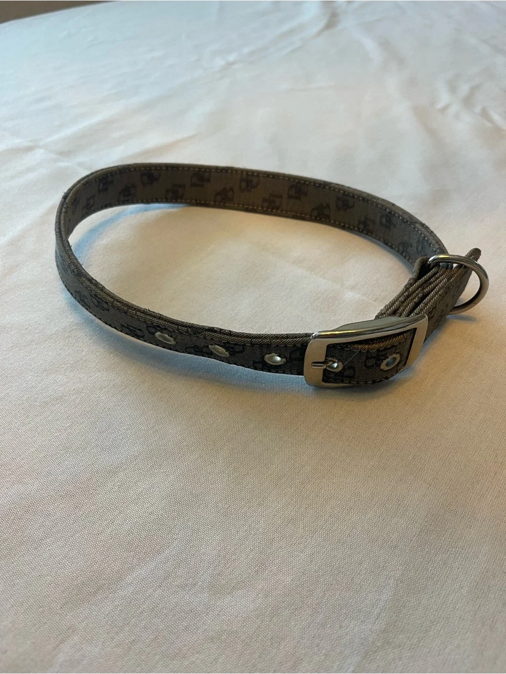 Vintage Dooney & Bourke Signature/Monogram dog collar and leash